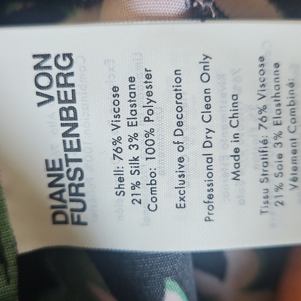 Diane Von Fustenberg Izzy Wrap Top - Picture 5 of 5